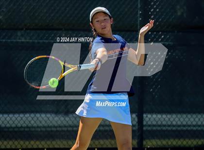 Thumbnail 3 in Allen vs Seven Lakes (UIL 6A Tennis Semifinal) photogallery.