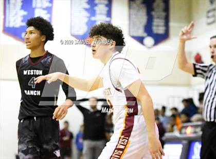 Thumbnail 2 in Clovis West vs. Weston Ranch (Modesto Christian Holiday Classic) photogallery.