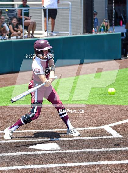 Thumbnail 2 in Franklin vs East Bernard (UIL 3A Region III Semifinal) Game 2 photogallery.