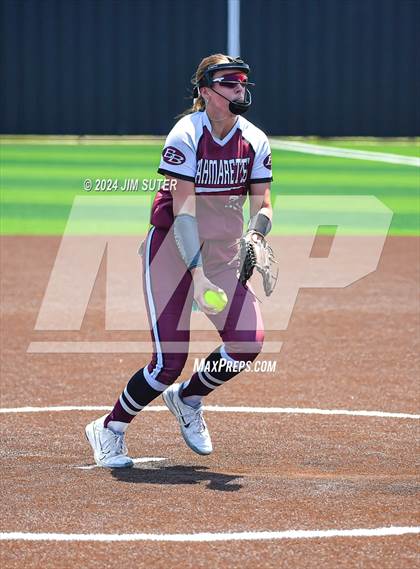 Thumbnail 2 in Franklin vs East Bernard (UIL 3A Region III Semifinal) Game 2 photogallery.