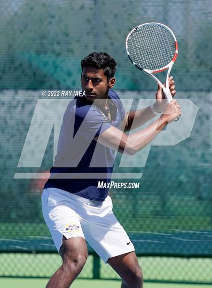 Thumbnail 2 in Menlo School vs Pleasant Valley (CIF/USTA Nor Cal Round 1) photogallery.
