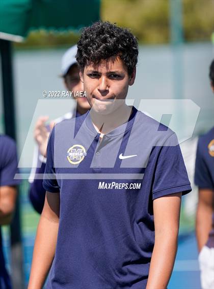 Thumbnail 3 in Menlo School vs Pleasant Valley (CIF/USTA Nor Cal Round 1) photogallery.