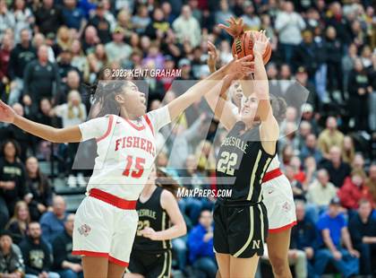 Thumbnail 2 in Fishers vs Noblesville (IHSAA 4A Sectional Semifinal) photogallery.