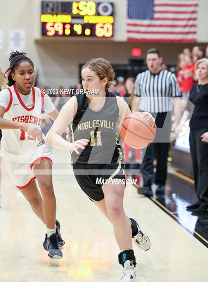 Thumbnail 1 in Fishers vs Noblesville (IHSAA 4A Sectional Semifinal) photogallery.