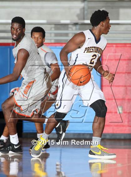 Thumbnail 3 in Prestonwood Christian vs. Hall (Thanksgiving Hoopfest) photogallery.