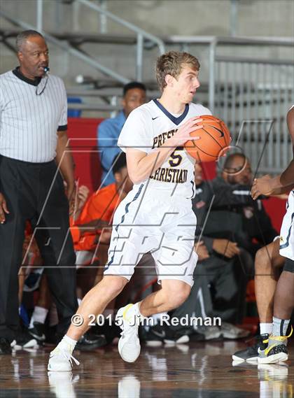 Thumbnail 2 in Prestonwood Christian vs. Hall (Thanksgiving Hoopfest) photogallery.
