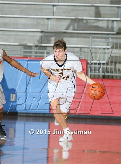 Thumbnail 3 in Prestonwood Christian vs. Hall (Thanksgiving Hoopfest) photogallery.