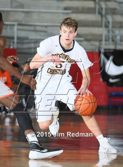 Thumbnail 2 in Prestonwood Christian vs. Hall (Thanksgiving Hoopfest) photogallery.