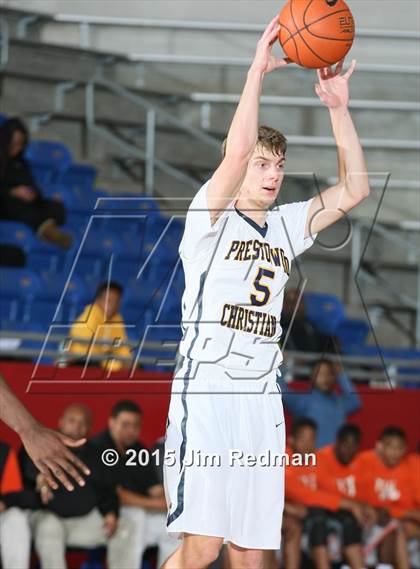 Thumbnail 3 in Prestonwood Christian vs. Hall (Thanksgiving Hoopfest) photogallery.