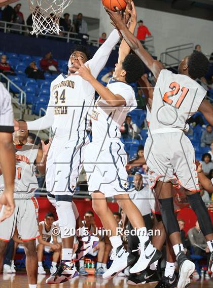 Thumbnail 2 in Prestonwood Christian vs. Hall (Thanksgiving Hoopfest) photogallery.