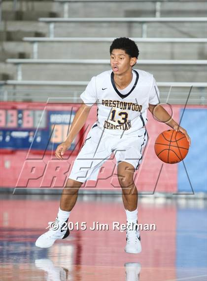 Thumbnail 2 in Prestonwood Christian vs. Hall (Thanksgiving Hoopfest) photogallery.