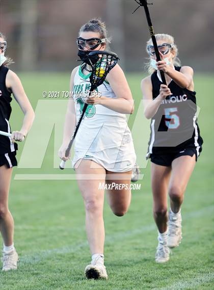 Thumbnail 3 in Charlotte Catholic @ Myers Park (NCHSAA 2nd Round Playoff) photogallery.
