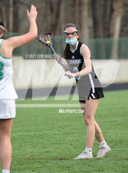 Thumbnail 1 in Charlotte Catholic @ Myers Park (NCHSAA 2nd Round Playoff) photogallery.