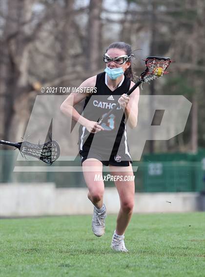Thumbnail 3 in Charlotte Catholic @ Myers Park (NCHSAA 2nd Round Playoff) photogallery.