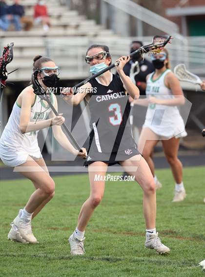 Thumbnail 3 in Charlotte Catholic @ Myers Park (NCHSAA 2nd Round Playoff) photogallery.
