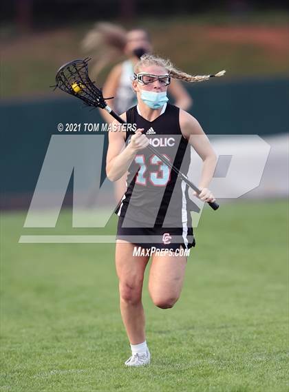 Thumbnail 1 in Charlotte Catholic @ Myers Park (NCHSAA 2nd Round Playoff) photogallery.