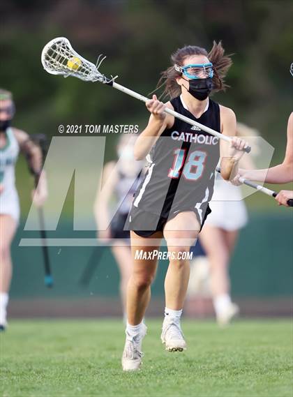 Thumbnail 2 in Charlotte Catholic @ Myers Park (NCHSAA 2nd Round Playoff) photogallery.