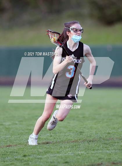 Thumbnail 1 in Charlotte Catholic @ Myers Park (NCHSAA 2nd Round Playoff) photogallery.