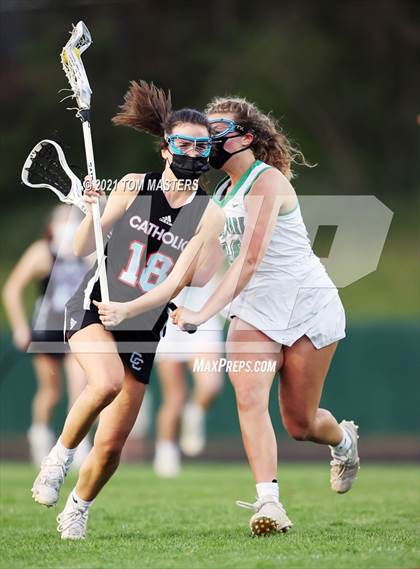 Thumbnail 1 in Charlotte Catholic @ Myers Park (NCHSAA 2nd Round Playoff) photogallery.
