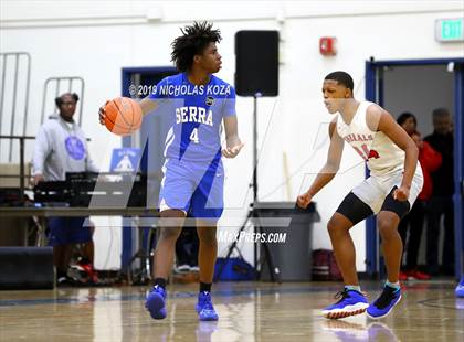 Thumbnail 2 in Serra vs. George Washington Prep photogallery.