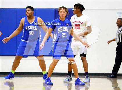 Thumbnail 1 in Serra vs. George Washington Prep photogallery.