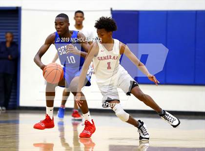 Thumbnail 2 in Serra vs. George Washington Prep photogallery.