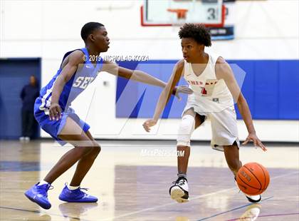 Thumbnail 1 in Serra vs. George Washington Prep photogallery.