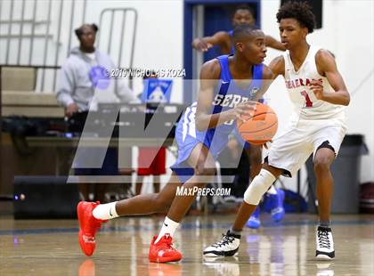 Thumbnail 2 in Serra vs. George Washington Prep photogallery.