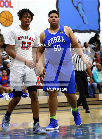 Thumbnail 1 in Serra vs. George Washington Prep photogallery.