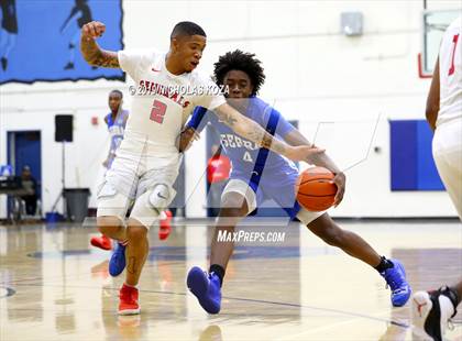 Thumbnail 2 in Serra vs. George Washington Prep photogallery.