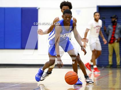 Thumbnail 2 in Serra vs. George Washington Prep photogallery.