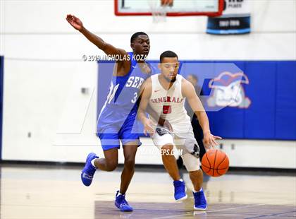 Thumbnail 3 in Serra vs. George Washington Prep photogallery.