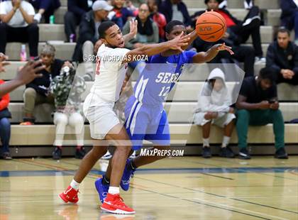 Thumbnail 3 in Serra vs. George Washington Prep photogallery.
