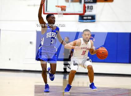 Thumbnail 1 in Serra vs. George Washington Prep photogallery.