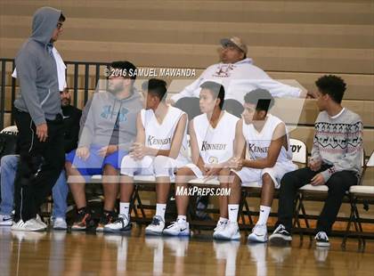 Thumbnail 1 in Kennedy vs Saugus (SFV Invitational) photogallery.