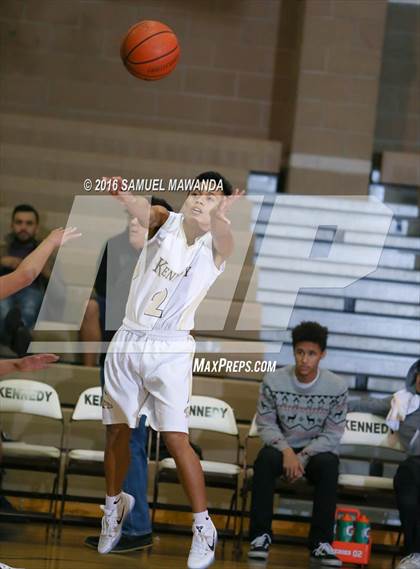 Thumbnail 1 in Kennedy vs Saugus (SFV Invitational) photogallery.