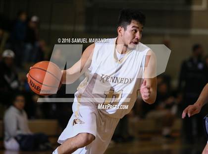 Thumbnail 1 in Kennedy vs Saugus (SFV Invitational) photogallery.