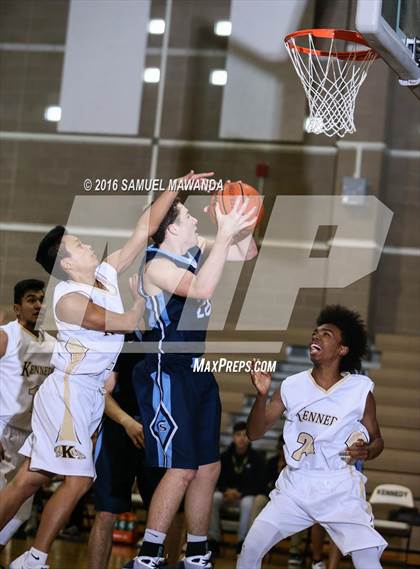 Thumbnail 2 in Kennedy vs Saugus (SFV Invitational) photogallery.