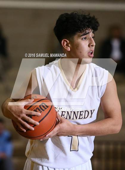 Thumbnail 3 in Kennedy vs Saugus (SFV Invitational) photogallery.