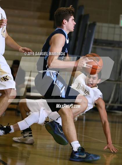 Thumbnail 1 in Kennedy vs Saugus (SFV Invitational) photogallery.