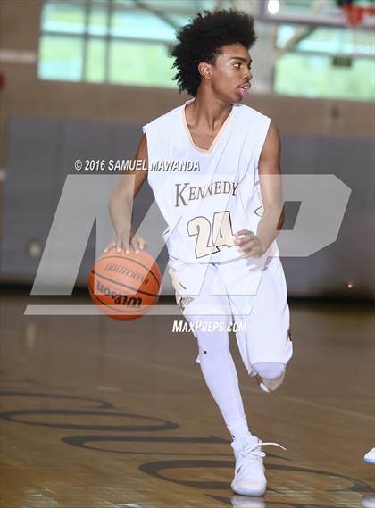 Thumbnail 3 in Kennedy vs Saugus (SFV Invitational) photogallery.