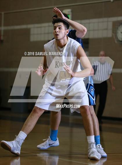 Thumbnail 3 in Kennedy vs Saugus (SFV Invitational) photogallery.