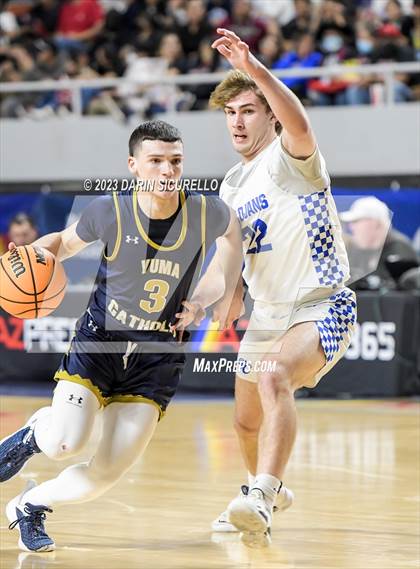 Thumbnail 3 in Yuma Catholic vs Valley Christian (AIA 3A Semifinal) photogallery.