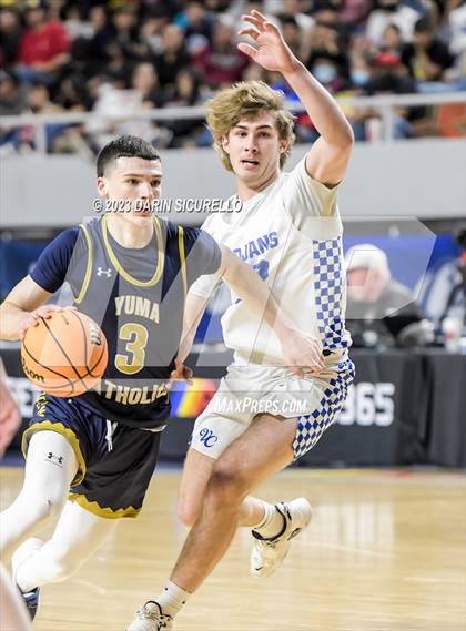 Thumbnail 1 in Yuma Catholic vs Valley Christian (AIA 3A Semifinal) photogallery.