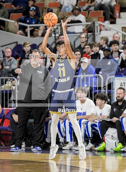 Thumbnail 2 in Yuma Catholic vs Valley Christian (AIA 3A Semifinal) photogallery.