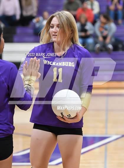 Thumbnail 2 in Wickenburg @ Northwest Christian (Senior Night) photogallery.