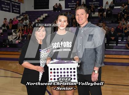 Thumbnail 2 in Wickenburg @ Northwest Christian (Senior Night) photogallery.