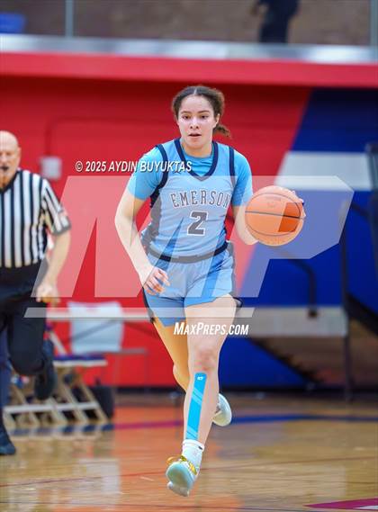 Thumbnail 3 in Emerson vs. Cleburne (Allen Hoopfest Basketball Tournament) photogallery.