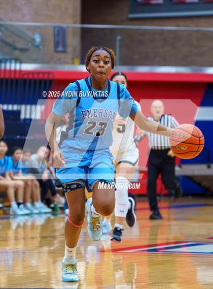 Thumbnail 1 in Emerson vs. Cleburne (Allen Hoopfest Basketball Tournament) photogallery.