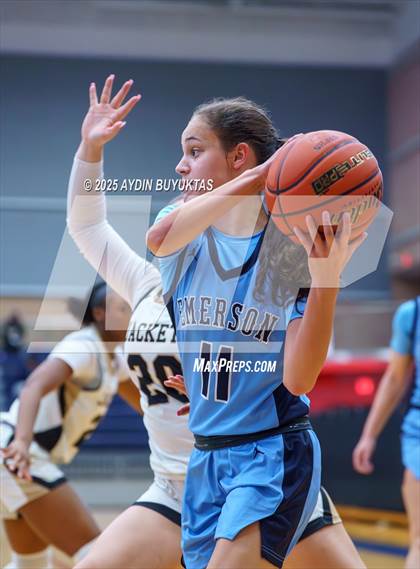 Thumbnail 1 in Emerson vs. Cleburne (Allen Hoopfest Basketball Tournament) photogallery.